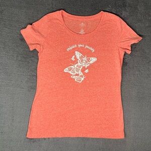 Embrace Your Journey Positivity Mental Health Butterfly Motivational Graphic Tee